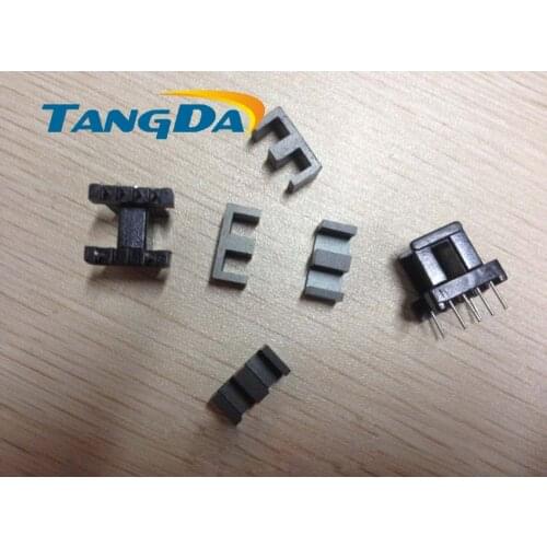 Tangda EE16 core EE Bobbin magnetic core + skeleton soft magnetism ferrites magnetic core 4+2pin Transformers