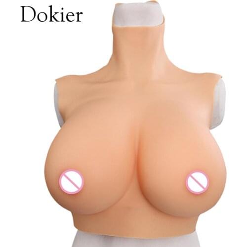 Dokier Silicone Breast Forms Fake Artificial Boobs Cosplay Tits Shemale Transgender Drag Queen Transvestite B C D F H CUPS
