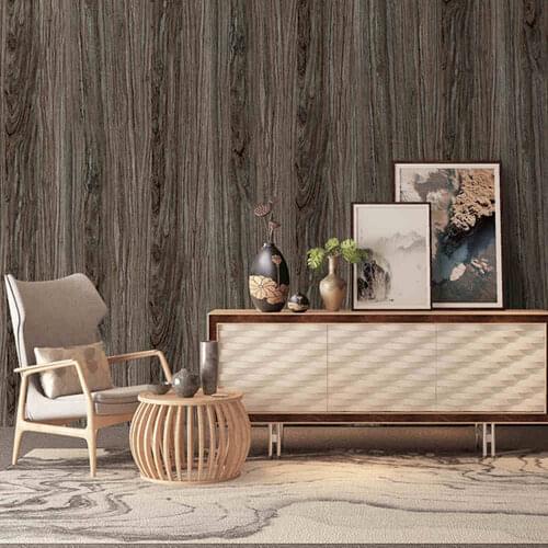 Vinyl Self Adhesive Film Wood Grain Wallpaper Peel And Stick WallpaperFor Furniture Cabinet Decorative Stickers