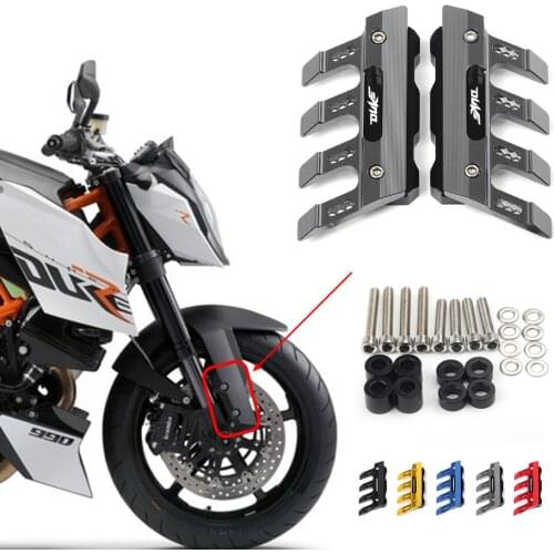 For KTM 990 Super Duke(990 Super Duke r) Motorcycle CNC Accessories Mudguard Side Protection Block Front Fender Anti-Fall Slider