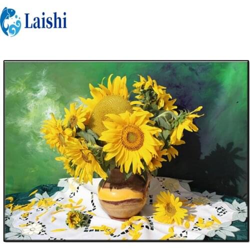 5D Still life, sunflower diamond painting full round square drill cross stitch DIY diamond embroidery mosaic home decor gift