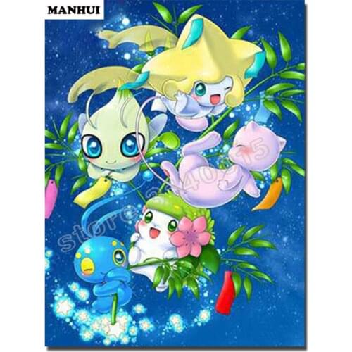 Diamond Embroidery Cartoon DIY Diamond Painting Cross Stitch Picture Rhinestones Full Square Diamond Mosaic ABC404