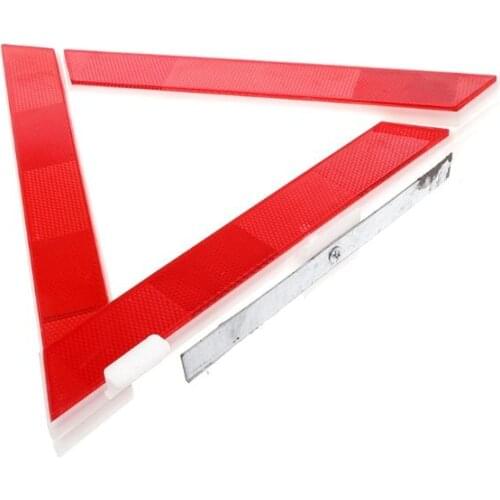 CPDD Car Emergency Breakdown Triangle Reflective Safety Hazard Red Warning Sign