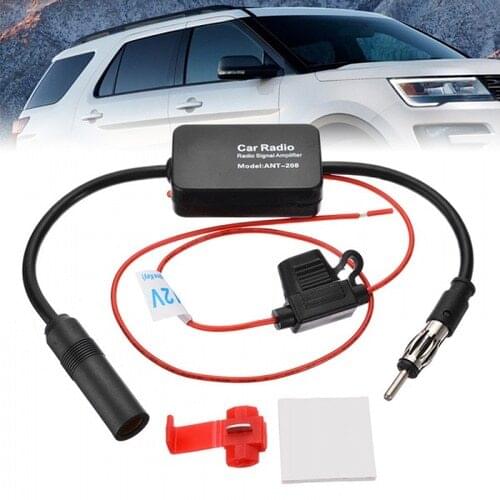 Car FM & AM Radio Signal Antenna Aerial Signal Amp Amplifier Booster