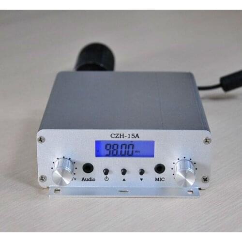 Free shippping 10pcs 15W V1.0 FM stereo PLL broadcast transmitter