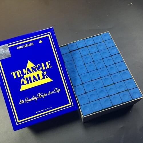 144 Pieces Billiard Chalks Pool Cue Oily Dry No-Slip Chalk Indoor Snooker Sport Accessories