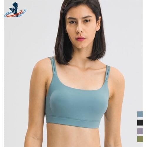 DEEPSENCE 2021 Womens Tank Top Blouses Yoga Crop Tops Running Training Vest Sports Bra Female Gym Fitness Push Up Shirt