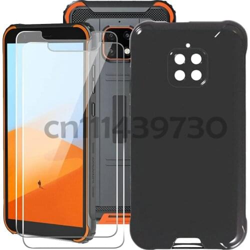 3-in-1 Case +protective Glass For Blackview BV4900 Screen Protector For Oukitel WP6 Case temered glass For Blackview BV4900 Pro