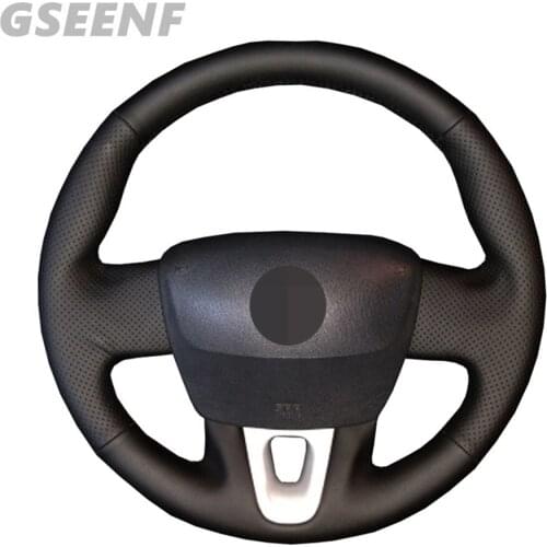 Steering Wheel Cover For Renault Kangoo 2013-2019 Scenic 2009-2016 Megane 2008-2016 Fluence ZE 2009 DIY Artificial Leather