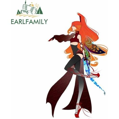 EARLFAMILY 13cm x 8.6cm for Bloom New Transformation Car Stickers Waterproof Snowboard Motorcycle Anime Decal for Fold EVO SX