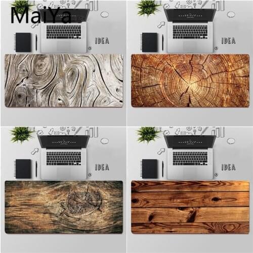Maiya beautiful wood textures Keyboards Mat Rubber Gaming mousepad Desk Mat Free Shipping Large Mouse Pad Keyboards Mat
