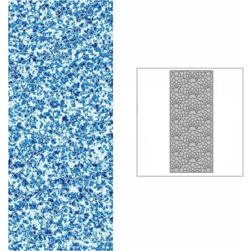 New Slim Spotted Fish Scales Arch Background Plate Craft Embossing 2021 Metal Cutting Dies for Scrapbooking Album Card Making