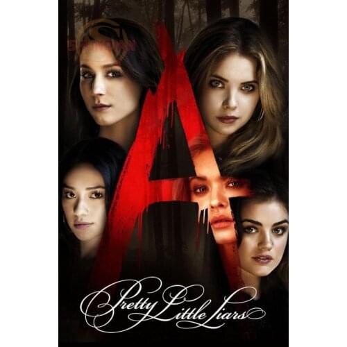 Best Nice Custom Pretty Little Liars Poster Good Quality Wall Poster Home decoration Canvas Poster For Bedroom cd%42