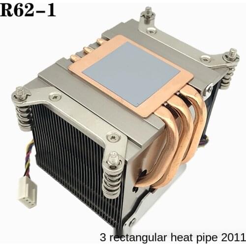 Suitable for Inspur m2220 mainboard CPU radiator, 2011 interface, 4 pure copper heat pipes, temperature control fan