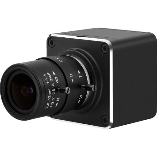 Industry 4K Camera with Lens 2.8-12mm Video Live Broadcast Output HDMI Camera