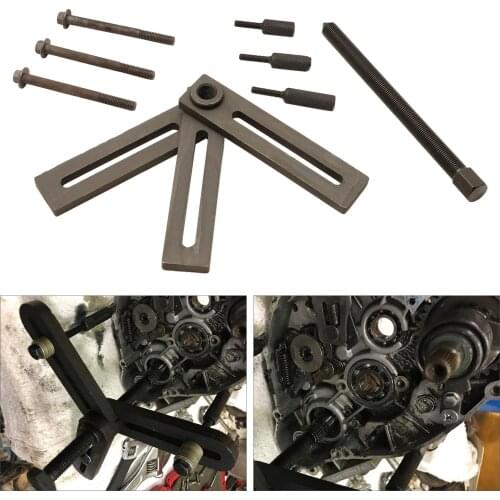 Motorcycle Crankcase Splitter Separator Tool with 6/8mm Mounting Bolts Center Pulling Bolt Fits 2 4 Stroke Crankcases