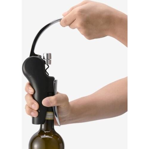 Premium Zinc Alloy Wine Bottle Opener Handle Pressure Red Wine Opener Lever Corkscrew for Wine Kitchen Bar Tools