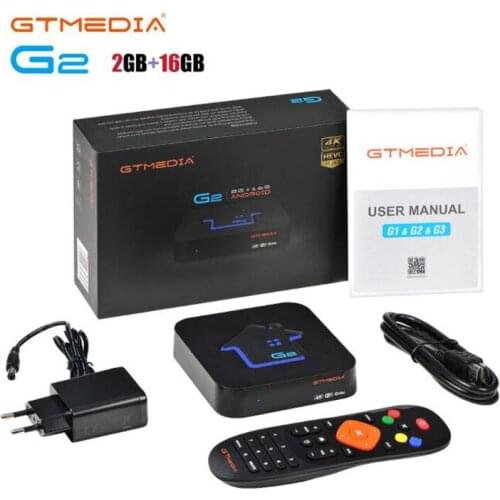 GTmedia G2 Smart Android TV Box Ultra HD 4K Amlogic S905W Quad Core ARM 2GB + 16GB 2.4G WIFI Smart Cast Media Player Set Top Box