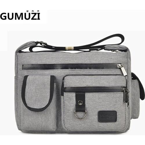 2021 Fashion Men Shoulder Messenger Bag Waterproof Nylon Oxford Crossbody Bag Handbags Large Capacity Travel Bags Purse Wallet