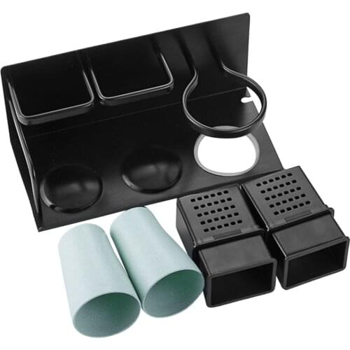 Hair Dryer Rack Storage Organizer Comb Toothbrush Holder Bathroom Wall Mount