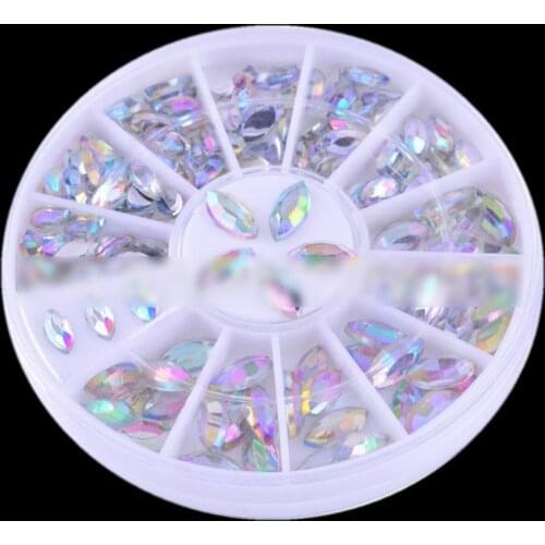 1Box Mixed Acrylic Horse Eye For Needlework FlatBack Cabochon Scrapbook Decoration Craft DIY Embellishments Accessories