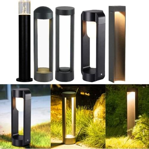 10W COB Outdoor Garden LED Lawn Lamp Waterproof IP65 Aluminum Pillar Light Outdoor Garden Courtyard Path Landscape Lawn Lights