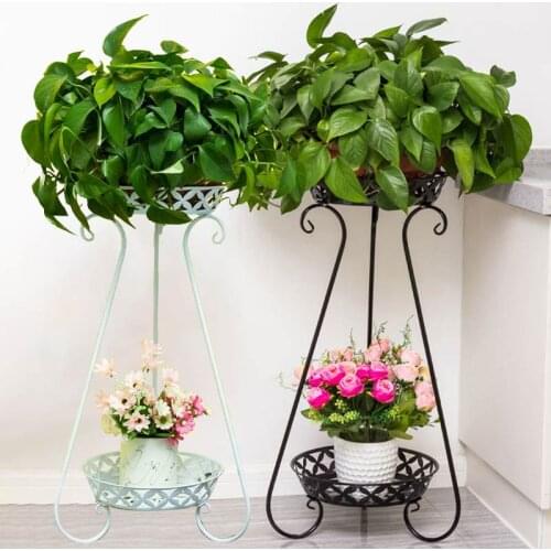 2 Layers Plant Stand Indoor Shelves Plant Holder Plant Rack Flower Stand for Living Room Indoor Garden Balcony Decorations