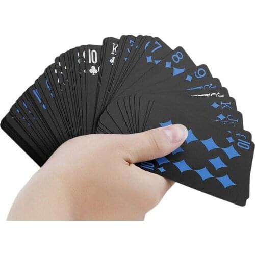 2020 1pack Waterproof PVC Poker Cards Magic Show Party Game Tool for Poker Player
