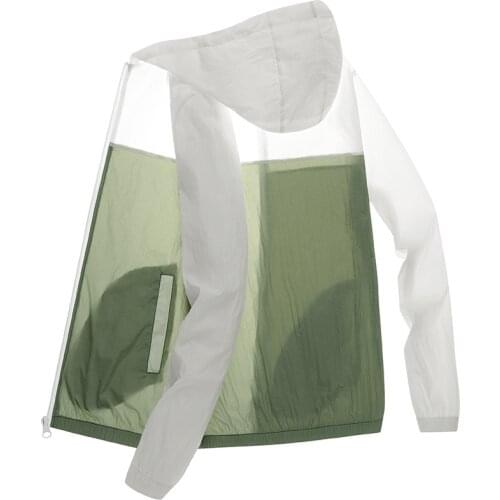 2021 Sun Protection Clothing Pocket Quick-Drying Ultrathin Sunscreen Jacket Windbreaker Cycling Running Camping Breathable Shirt