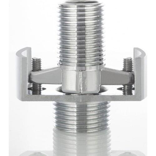 Shower accessories universal curved foot joint shower conversion curved angle eccentric screw lengthened variable diameter