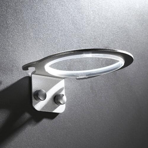 Hair Dryer Bracket Aluminum Wall-Mounted Hair Dryer Handheld Bracket Rack Bathroom Bedroom Hardware Pendant With Plug Bracket