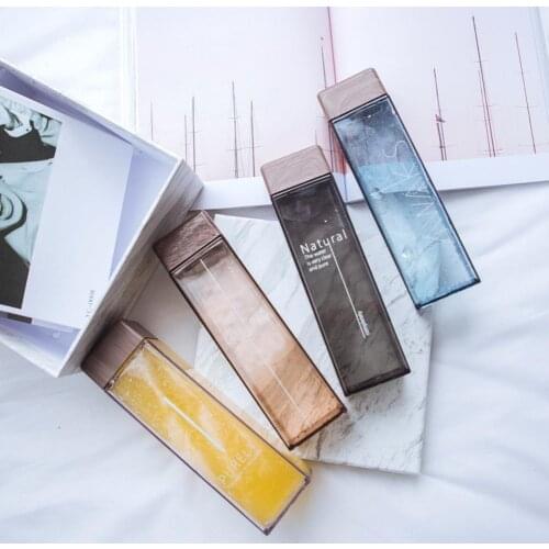 Water Bottle Square Leak-proof Plastic Portable Drinking Cup for Outdoor Water Bottle