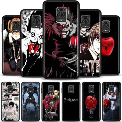 Manga Death Note Ryuk Shell for XIAOMI REDMI Note 9 9s 8T 8 Pro 7 Coque for Redmi 8A 9A 9C 9T 9i 9 Power TPU Bumper Black Guscio