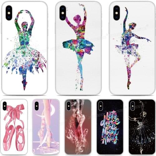 Ballet Dance Phone Case For Huawei Nova 5 6 SE 7i Y7P 4e Y5 Y6 Honor 20 9X 8S Mate 30 P40 Plus P30 Pro Lite E P Smart 2019 Cover