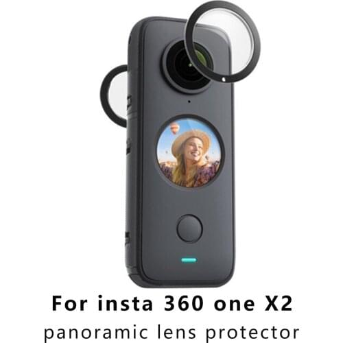 For Insta360 ONE X2 Paste Lens Protective Lens Panoramic Lens Protective Lens Accessories