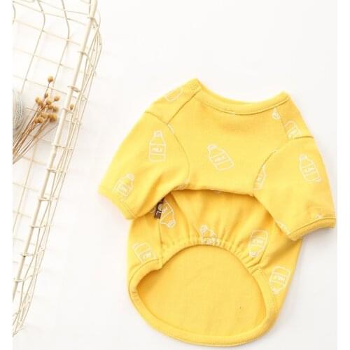 French Bulldog Clothes Summer Dog T-shirt Pug Clothing Cat Puppy Costumes Poodle Bichon Pomeranian Schnauzer Pet Outfit Dropship