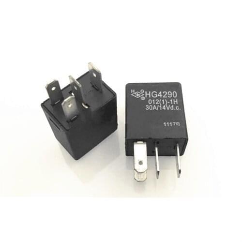 HOT NEW 12V CAR relay HG4290 012-1H HG4290 012 1H HG4290-012-1H HG42900121H 12VDC DC12V 12V 30A 4PIN