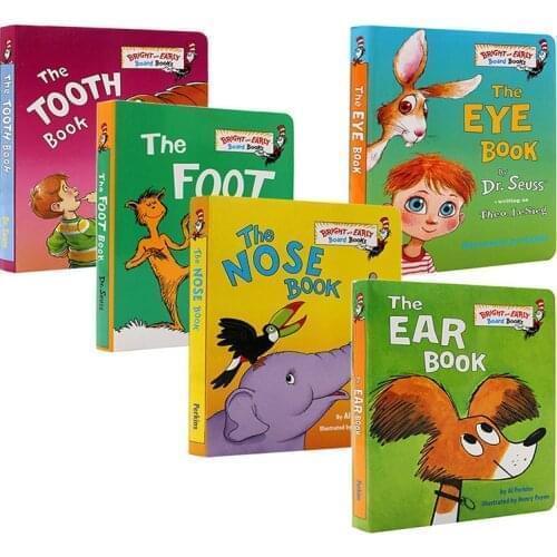 Dr Seuss The Nose Book English Language Picture Story Cardboard Books for Baby board Books for Children Kids Learning Toy