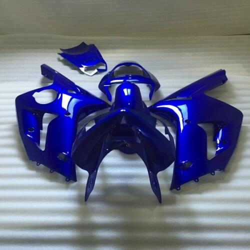 Injection mold Fairing kit for KAWASAKI Ninja ZX6R 03 04 ZX6R 636 2003 2004 Complete blue ABS Fairings set +gifts UY20