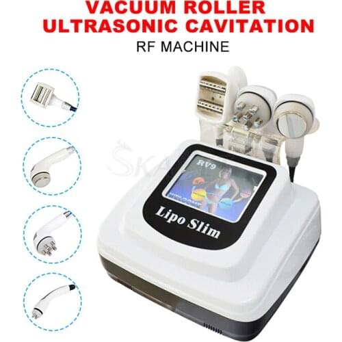 2021 Newest 4 In 1 Ultrasonic Cavitation Roller Fat Burning Slimming Machine Vacuum RF Skin Care Equipment for Spa