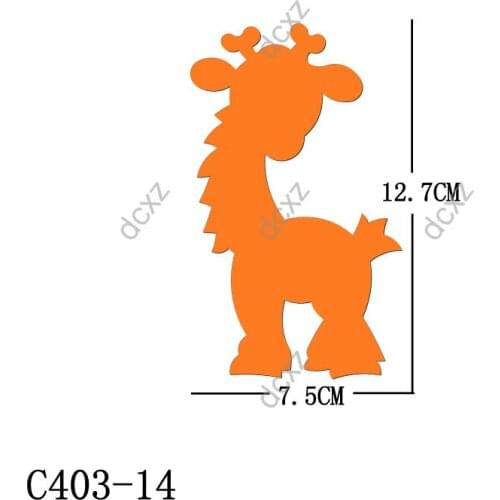 New giraffe Wooden die Scrapbooking C-403-14 Cutting Dies Multiple sizes