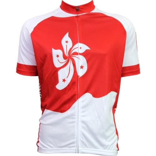 Cycling Racing Clothes Short Sleeve Hong Kong sport Cycling clothing hombre Mens Cycling Jersey Cycling Clothing Bike Shirt Summ