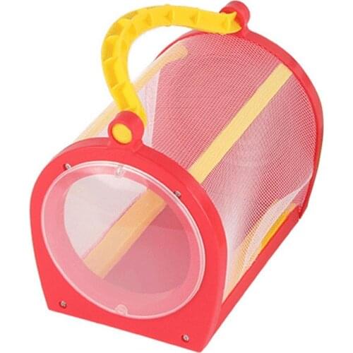 Portable Net Catching Butterfly Insect Habitat House Cage with Carrying Handle