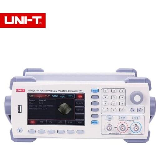 UNI-T UTG2025A 25MHz USB Dual Channels Signal Function Arbitrary Waveform Generator