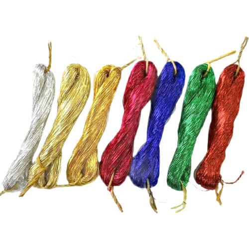 Cross stitch embroidery t / Spiraea embroidery / embroidery thread / silver metallic yarn thread / embroidery lines must be used