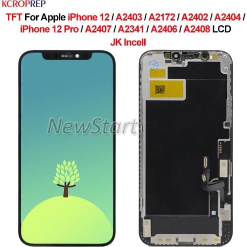 JK Incell For Apple iPhone 12 12 Pro LCD Display Touch Screen Digitizer Assembly TFT For iPhone A2403 A2172 A2407 A2341 lcd