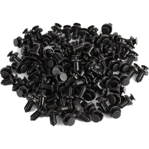 10mm 50pcs Car Fender Rivet Fastener Clips Plastic Hole Car Bumper Retainer Rivet Clip Universal Styling for Honda