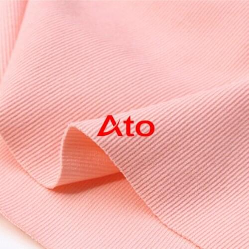 1033#2 stretch combed cotton rib cuff hem collar clothing fabric. Multicolor optional 96% cotton 4% acrylic