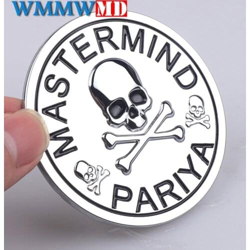 3D Metal Skull Skeleton Crossbones Car Motorcycle Sticker Truck Label Emblem Badge Car Styling Decoration Auto Accessories