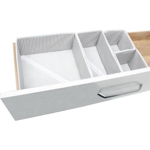 4Pcs Home Office Storage Box Drawer Organizer Desktop Basket Cosmetic Organizer Jewelry Scarf Socks Bathroom Bedroom Closet Toys